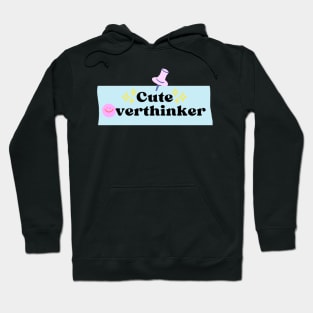 Cute Overthinker Anxiety Overthinking Overthink Introvert Hoodie